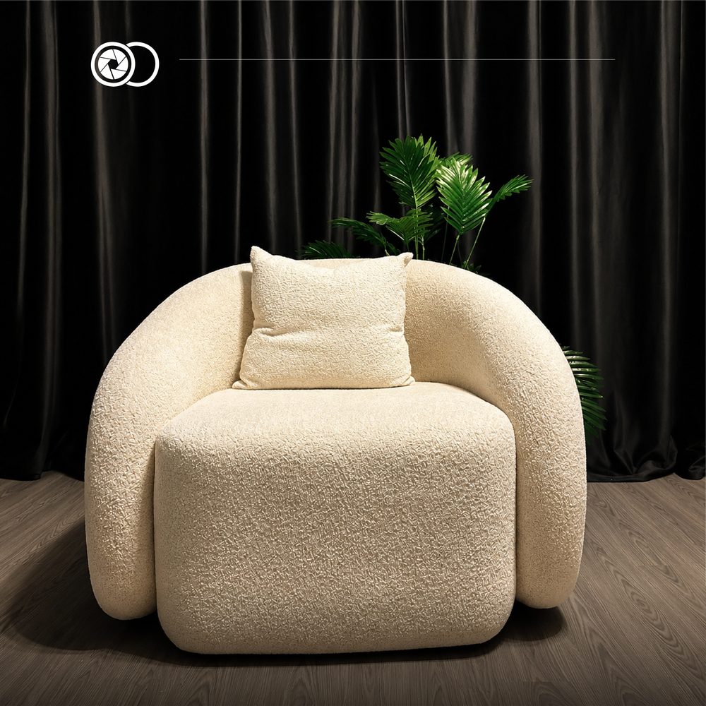 Set Crème Bouclé — Portrait · Beauté chez Shootnes Studio
